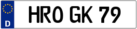 Truck License Plate